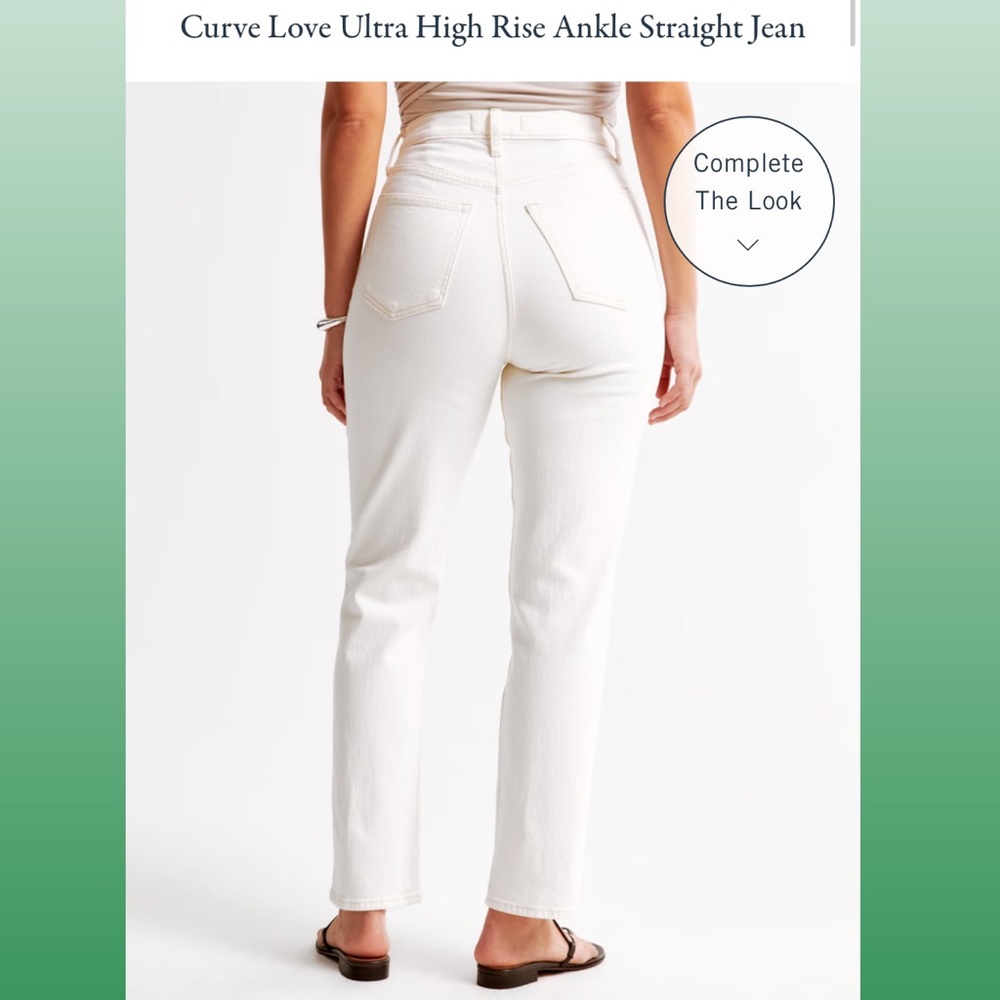 Curve Love Ultra High Rise Ankle Straight Jean